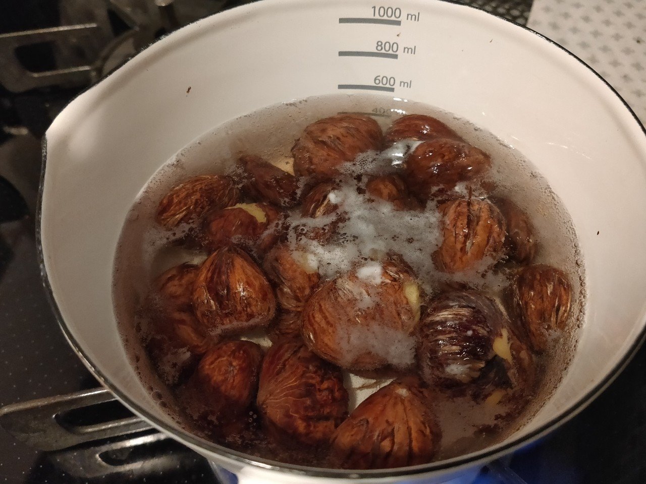 栗の渋皮煮のレシピと簡単に殻を剥く方法とリメイクしてモンブラン作ってみた Mc Kurita Note