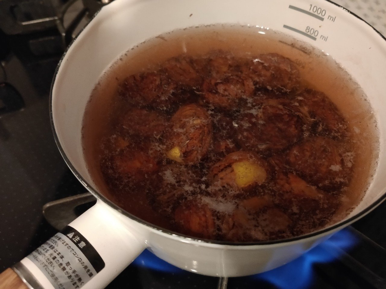 栗の渋皮煮のレシピと簡単に殻を剥く方法とリメイクしてモンブラン作ってみた Mc Kurita Note