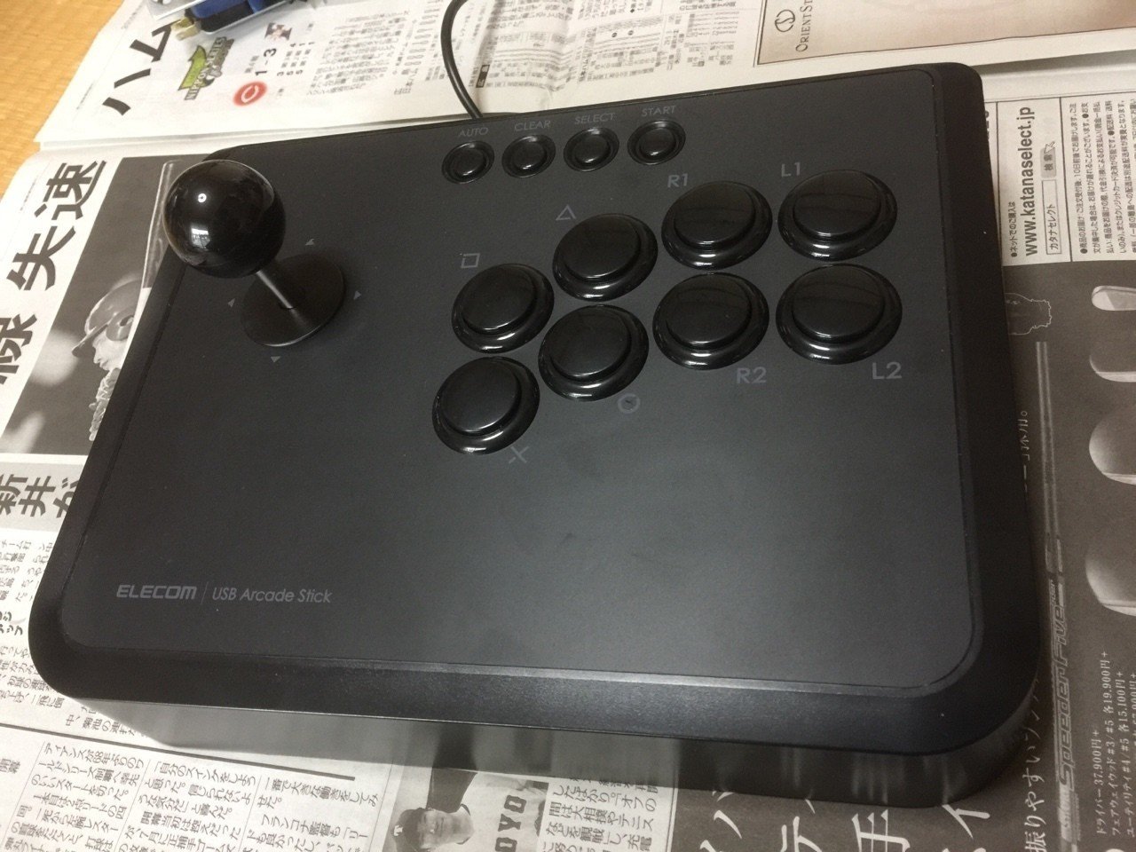 elecom アーケードスティック改造その2｜Naoyuki TSUKUDA