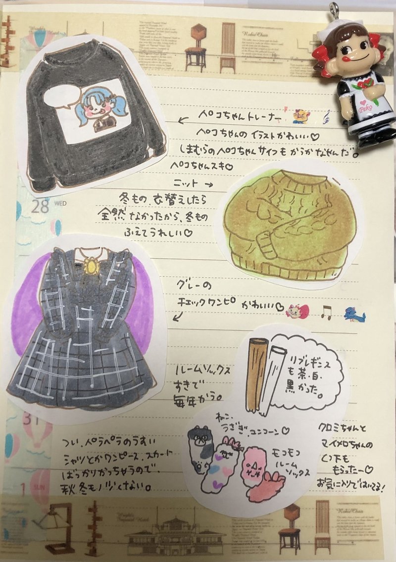 秋冬服のお買い物 Tsunamikan Note