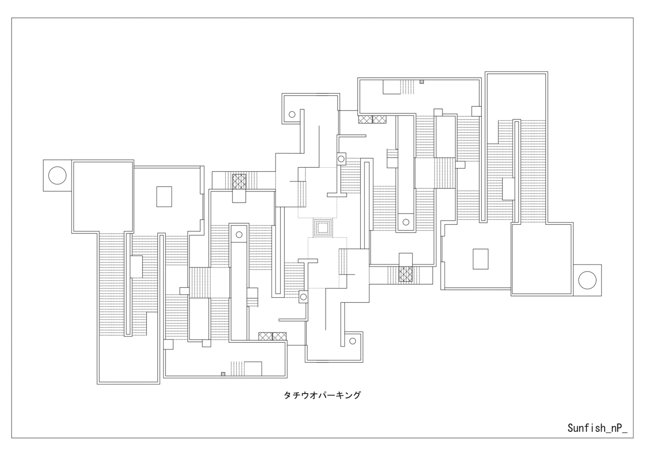 スプラトゥーン2 ステージ エリア 図面その1 Sunfish まんぼう Note