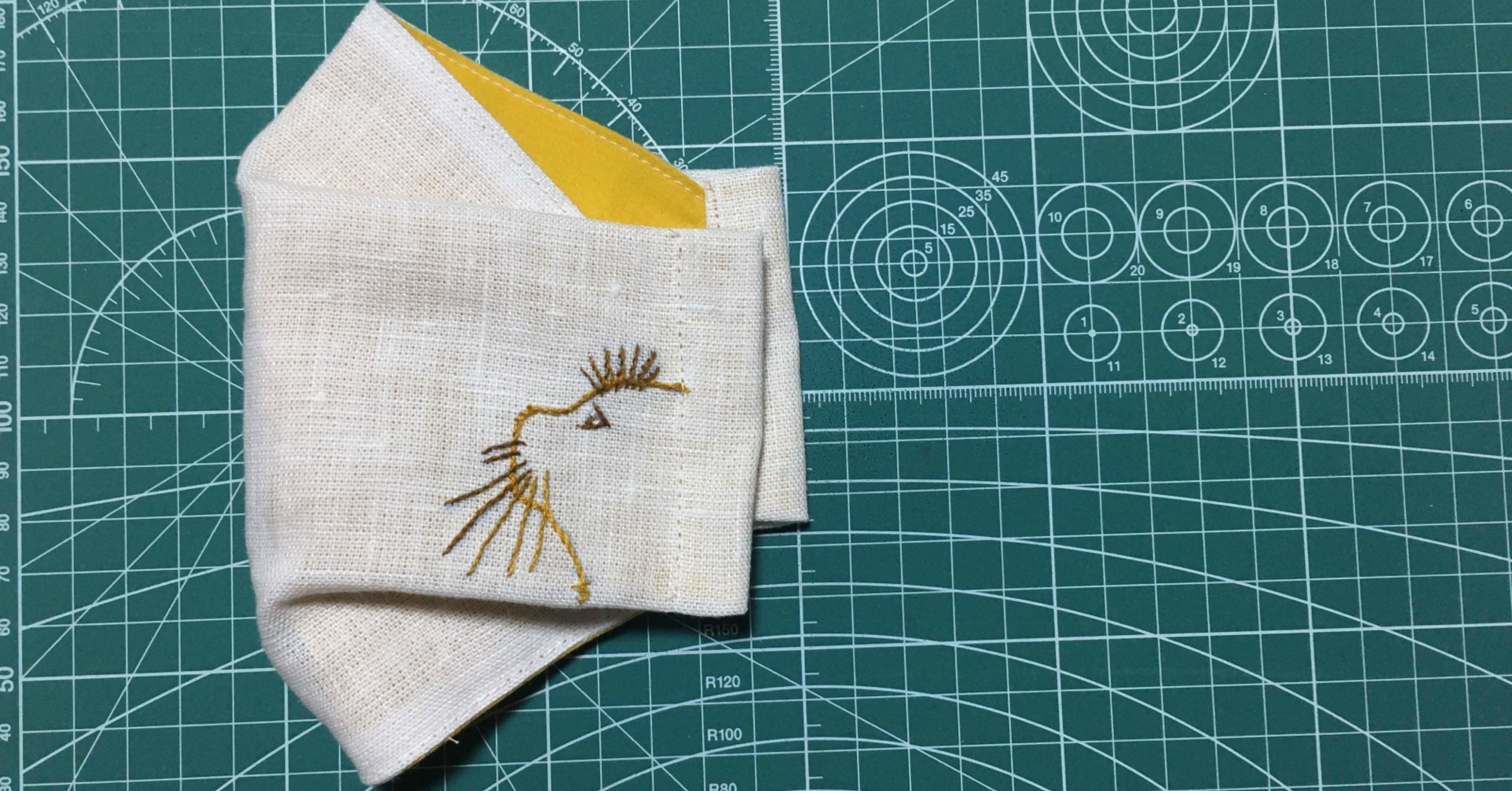 マスク 刺繍 図案 マスク 刺繍 図案