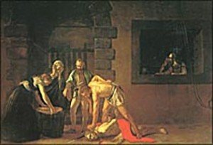 令和2年10月26日300洗礼者ヨハネの斬首カラヴァッジョ