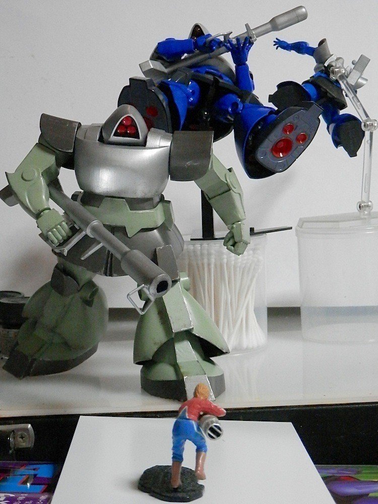 旧キット1 100ドム改造 スペースハリアーのドム 若狭たけし 漫画家 Note