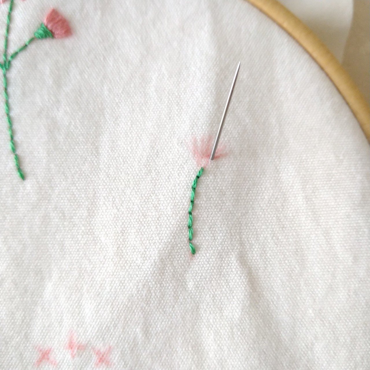 野の花の刺繍図案 ステップ10 仕上げ 完成 Apostrophe S 刺繍雑貨作家 Note 野の花の刺繍図案 ステップ10 仕上げ 完成 Apostrophe S 刺繍雑貨作家 Note
