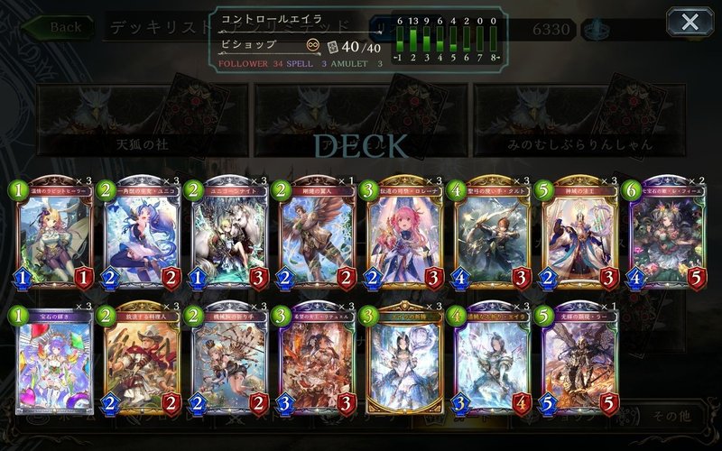 エイラ ビショップ 対策 シャドバト ビショップのデッキレシピ一覧