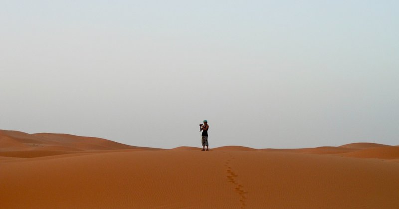 ひとりでサハラ砂漠に立った日