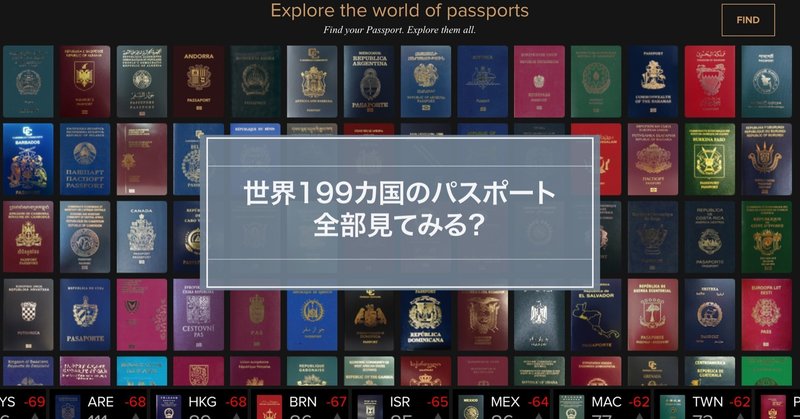 世界199カ国のパスポート、全部見てみる？🌎