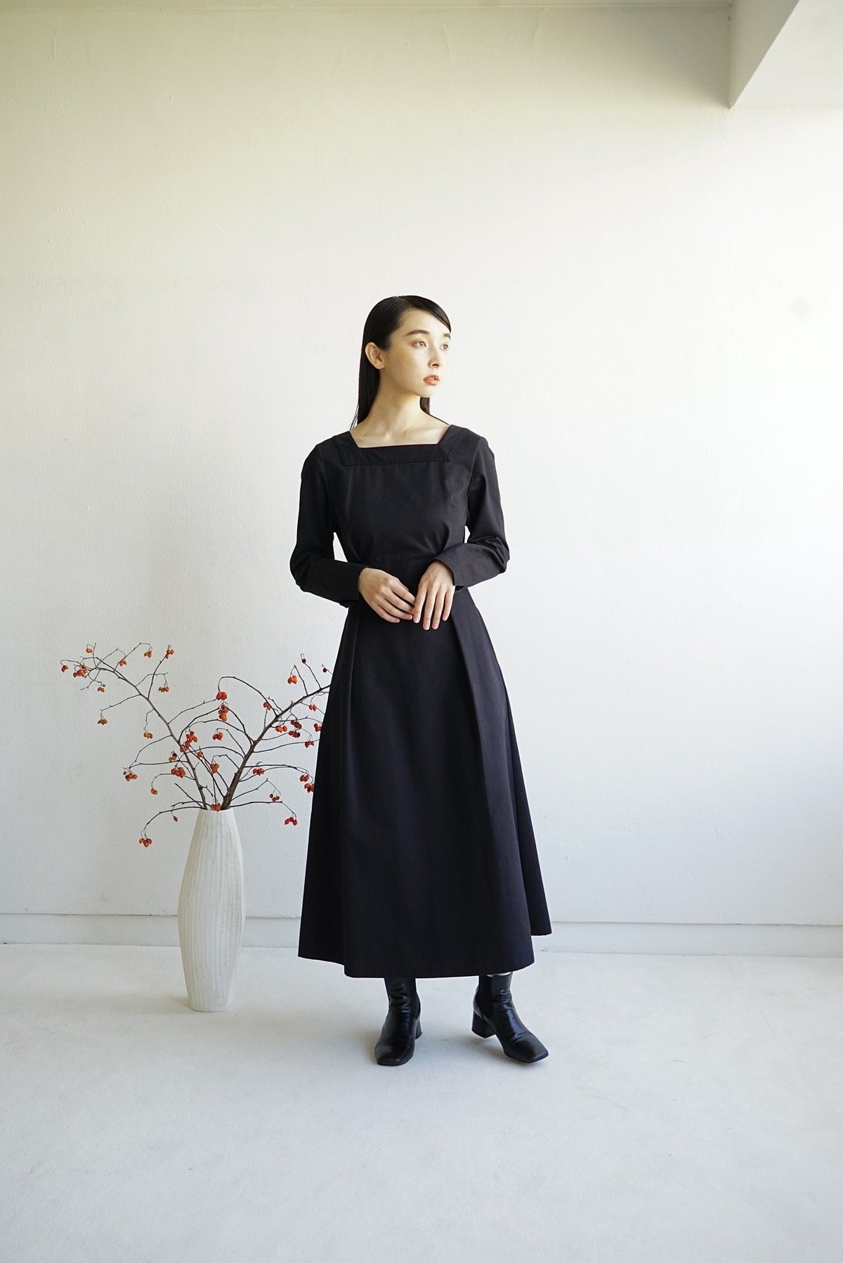 10/28 21:00~】大人のためのスクエアネックドレス。 【THE DRESS #26  