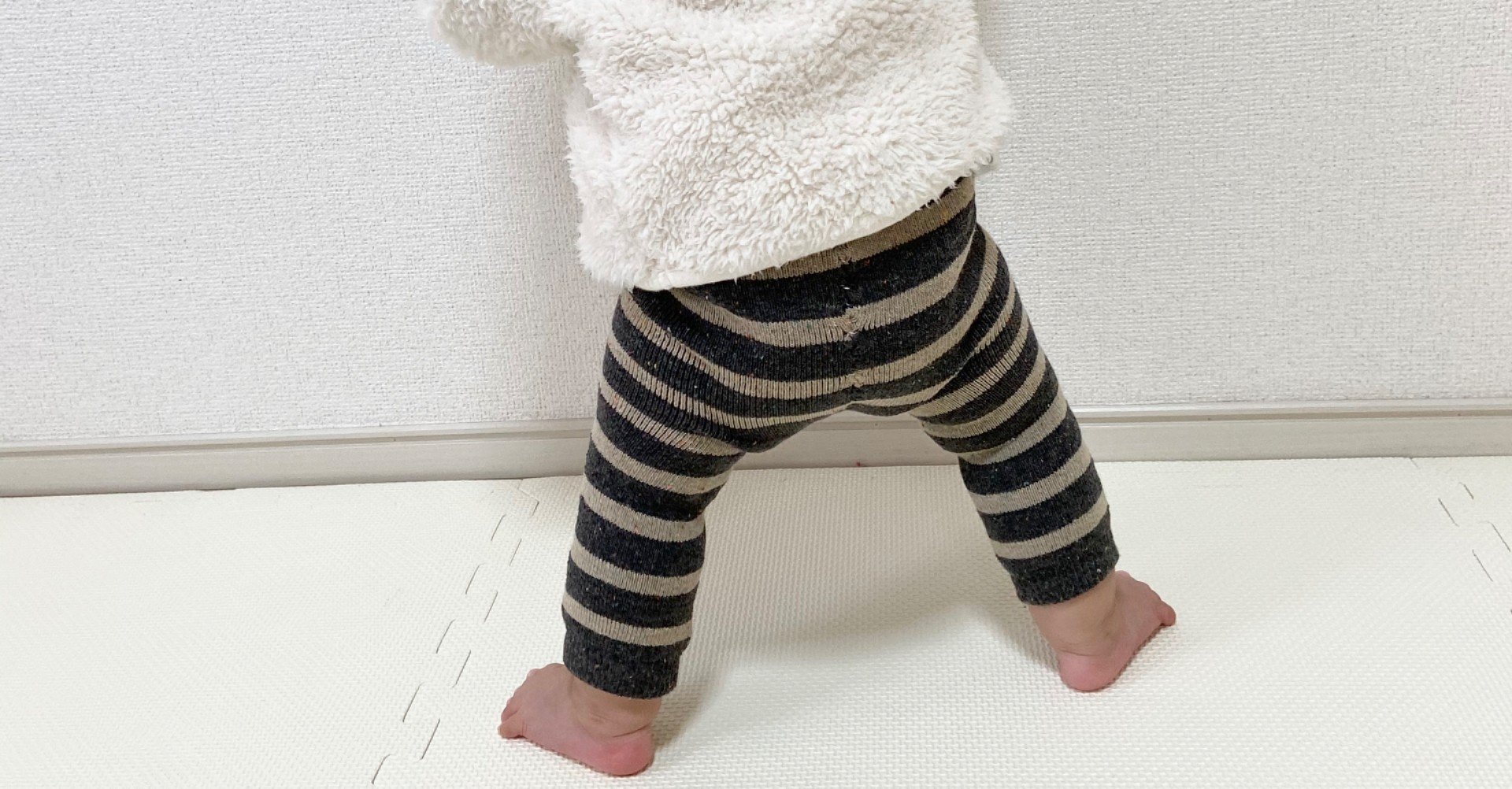 こまゆちゃんの日記 100均モコモコ靴下が赤ちゃんレギンスに変身 簡単リメイクでこまゆちゃんの冬支度 の続き こまゆちゃん Note