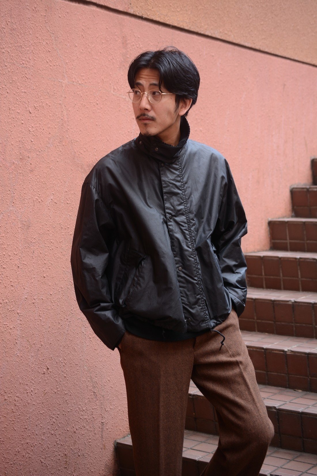 オイルドジャケットを楽しむ冬｜takuro yamashita