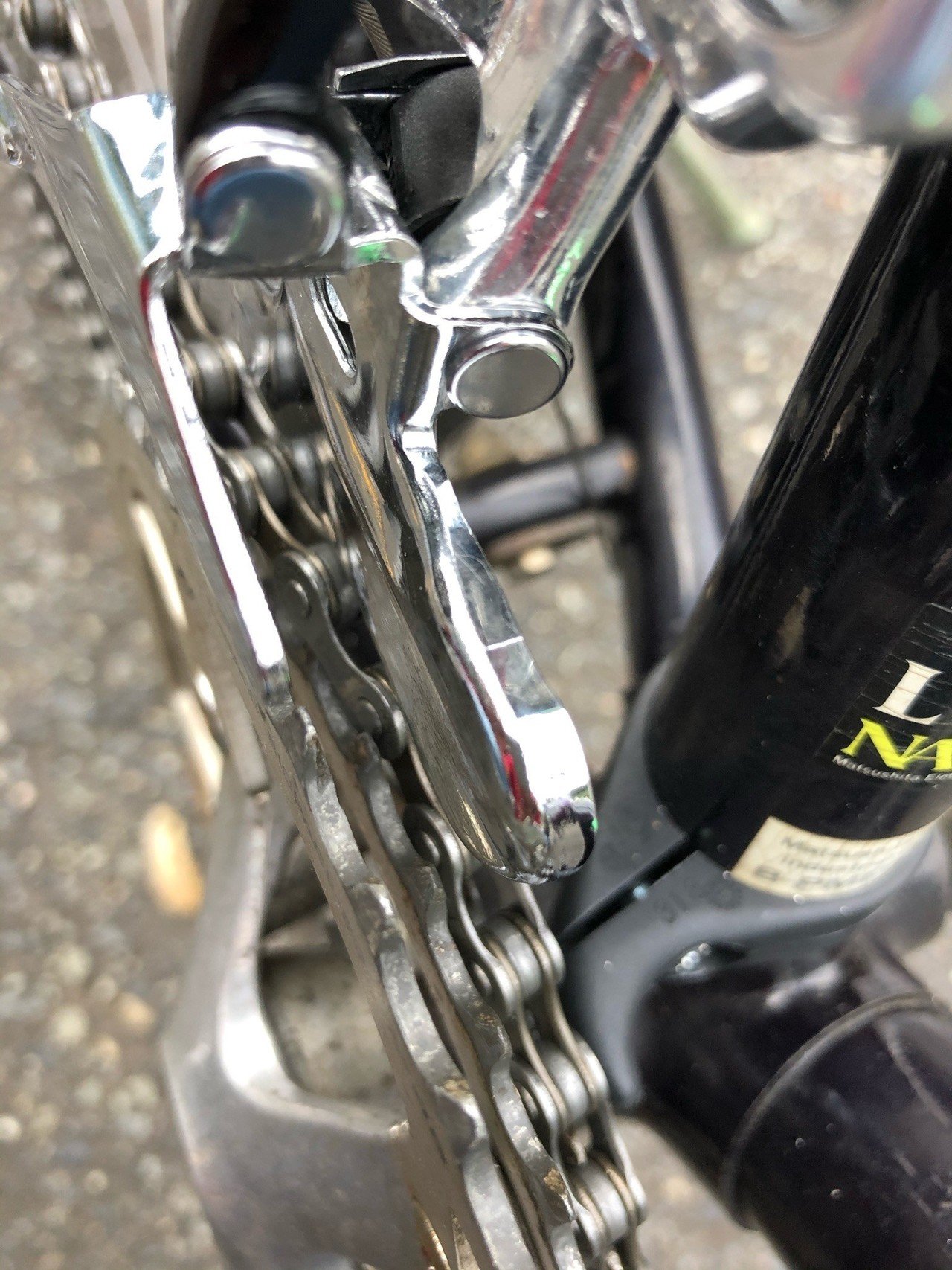 Panasonic フロントディレイラー ブラック Panasonic フロントディレイラー ブラック