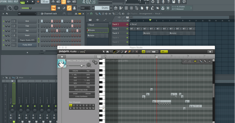 Macのfl Studioで初音ミクv4xを使う ねこ伯爵 Note