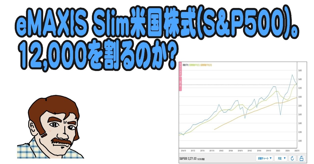 Emaxis Slim米国株式 S P500 12 000を割るのか ライカ Note