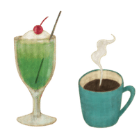 喫茶店の のみもの のイラスト あや あしあと手帳2 Note 喫茶店の のみもの のイラスト あや あしあと手帳2 Note