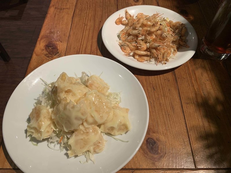 食事 赤坂の 三百宴や 赤坂店 の全品３００円中華料理 桔梗の花 도라지 Note