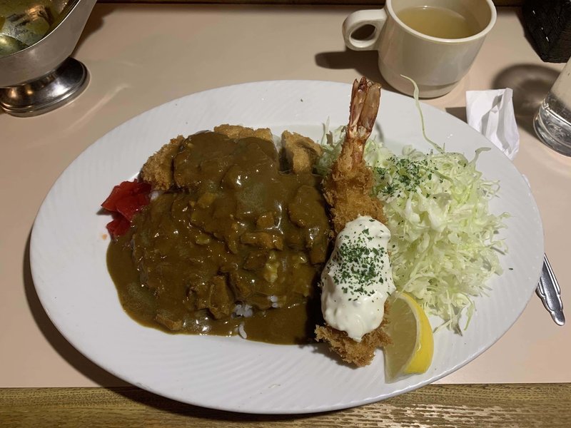 食事 駿河台の キッチン カロリー のカツカレーと大エビフライ 桔梗の花 도라지 Note 食事 駿河台の キッチン カロリー のカツカレーと大エビフライ 桔梗の花 도라지 Note
