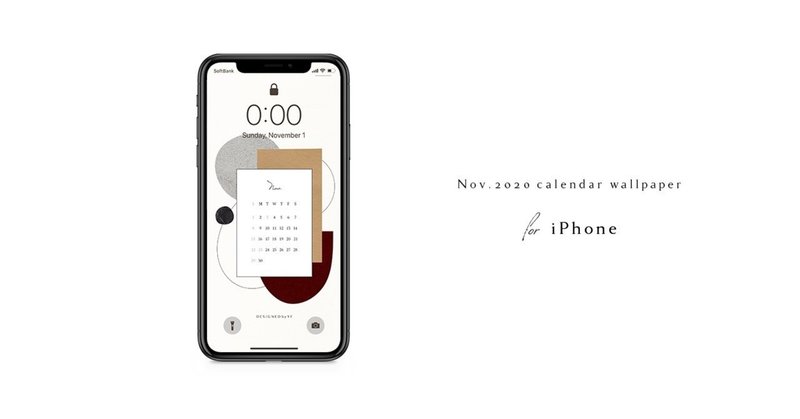 Free 年11月 Iphone壁紙カレンダー 𝗬 𝗙 Note
