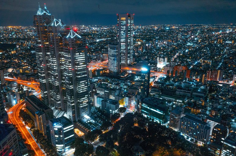 見下ろす新宿の夜景 O太郎 Urban Photographer Note