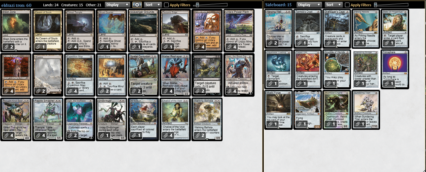 なぜエルドラージトロンはtier1から転げ落ちたのか考察備忘+α｜mozk