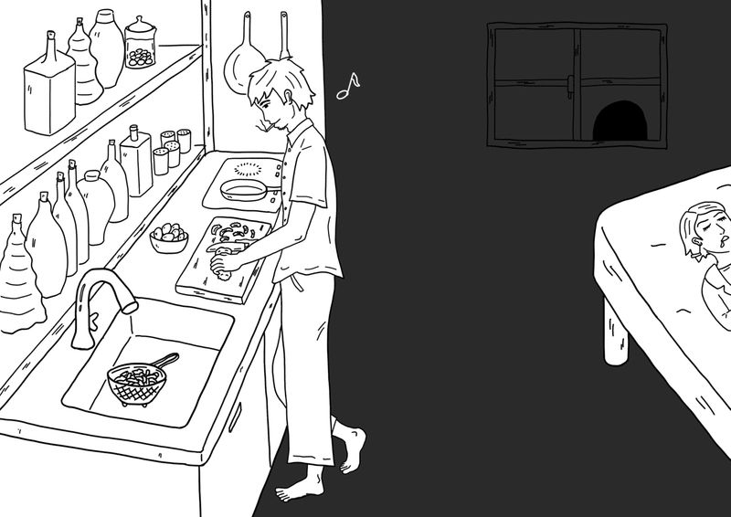 InkTober2020_22.料理人 CHEF