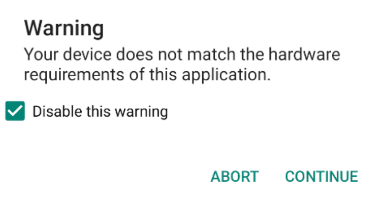 Your Device Does Not Match The Hardware Requirements Of This Application の対処方法 メモ タカハシラボ Note