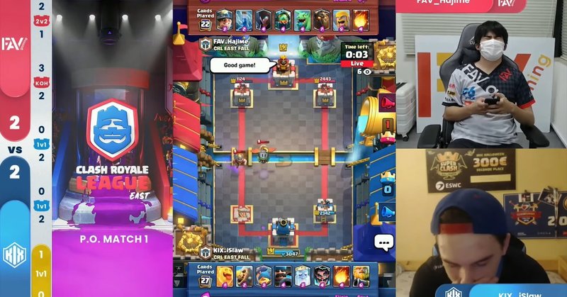 クラロワリーグ Crl East 2020 Fall Po Week1 トピックス Kabutom クラロワ Note