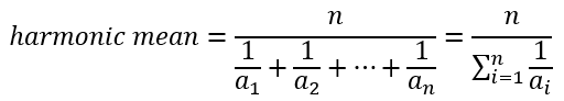 調和平均数式2