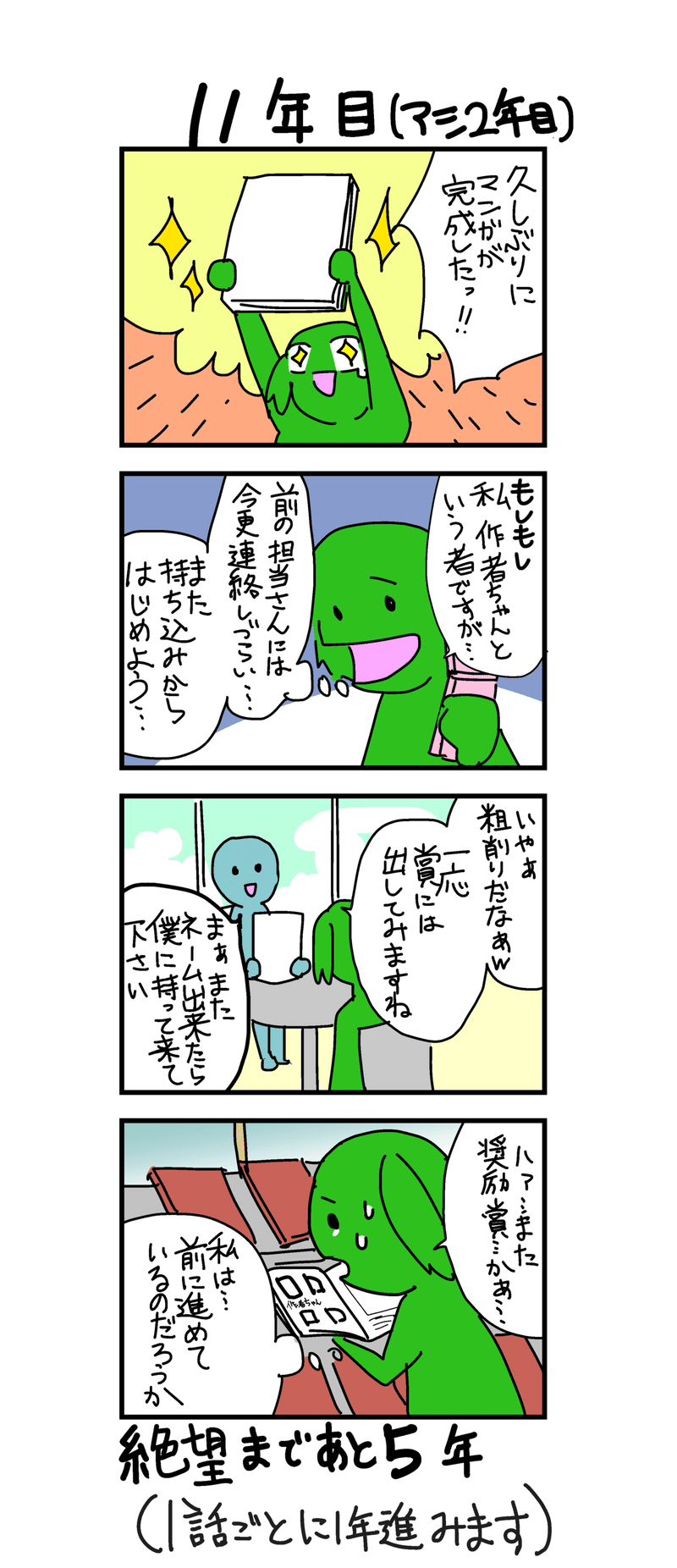 １５年後に絶望する漫画家志望 完結編 どでんちゃん Note