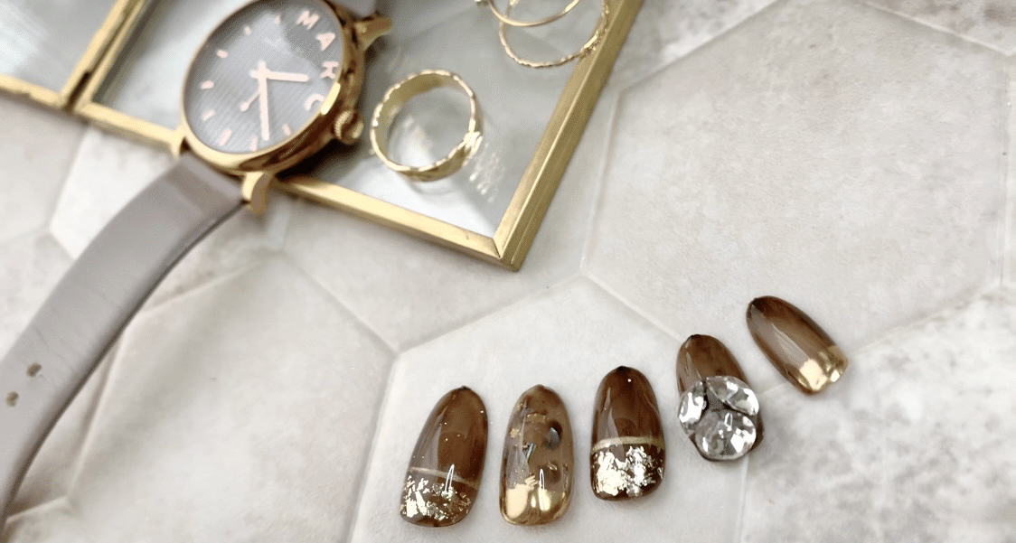 独学 セルフジェルネイル 秋冬デザイン Lueir Nail ルワネイル Enmi えんみ Note