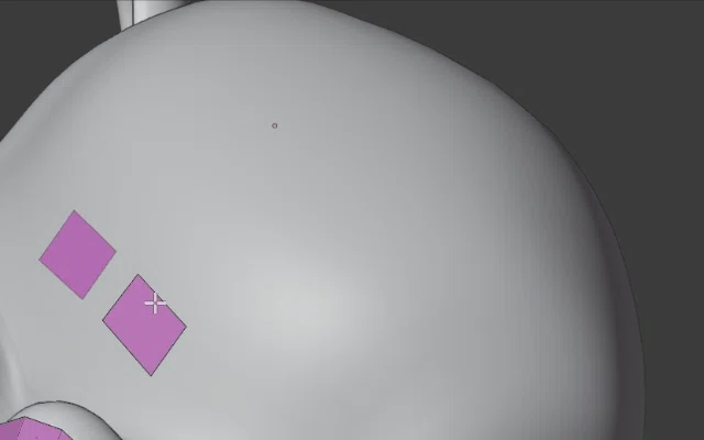 [Blender] Retopology: Duplicate/Extrude to Cursor Position｜yugaki