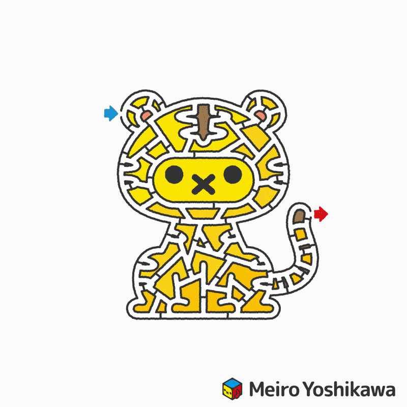 トラのぬりめいろ 吉川めいろ Meiro Yoshikawa Note トラのぬりめいろ 吉川めいろ Meiro Yoshikawa Note