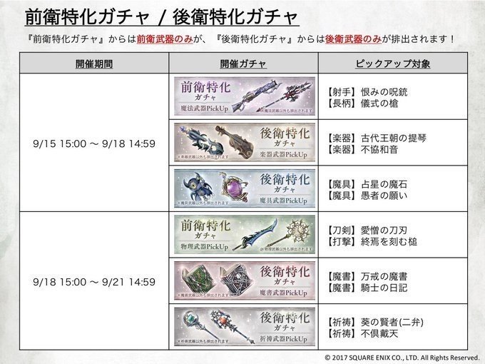 うろ覚えヒーラー史 こんな杖あったねsp Sinoalice シノアリス Under7 Note