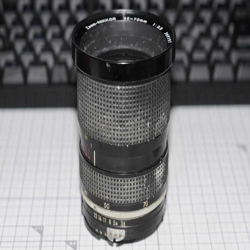 ニコンの激安中古レンズを復活させる（その10）Ai Zoom Nikkor 35 