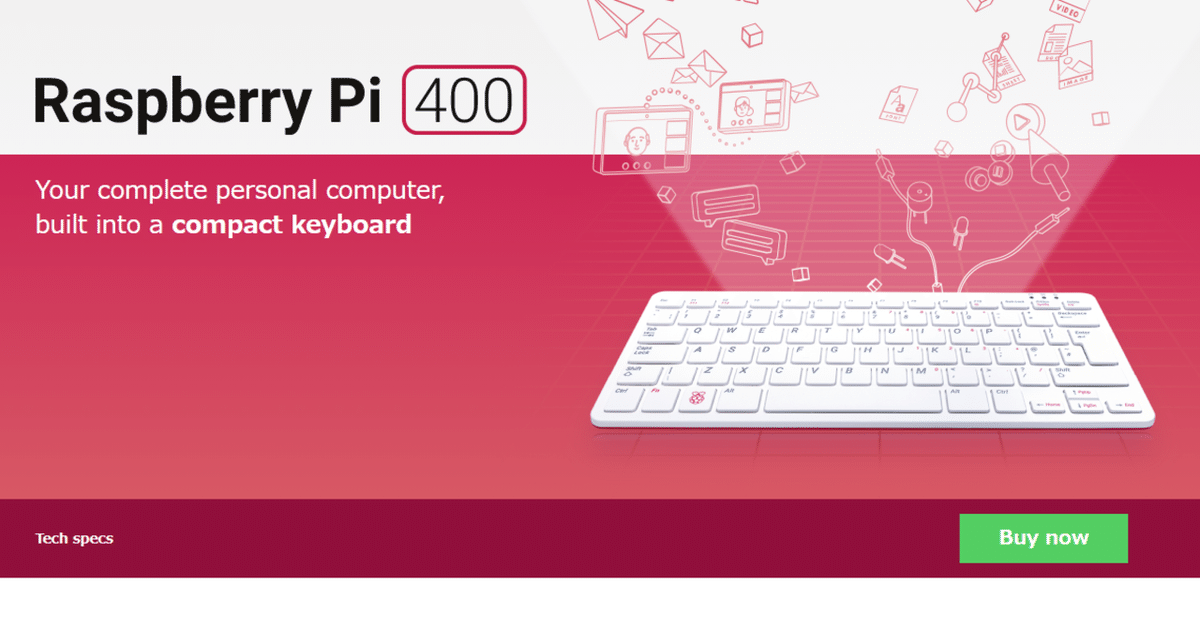 Raspberry Pi 400 に期待!☆|神楽坂らせん Raspberry Pi 400 に期待!☆|神楽坂らせん
