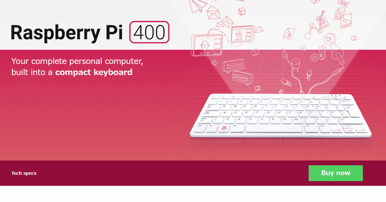 Raspberry Pi 400 に期待！☆｜神楽坂らせん