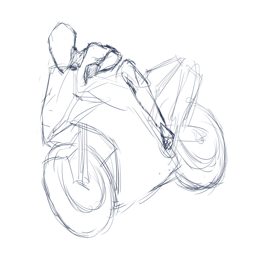 模写が出来ない原因は手の動かし方にあった？？迷い線とアタリを