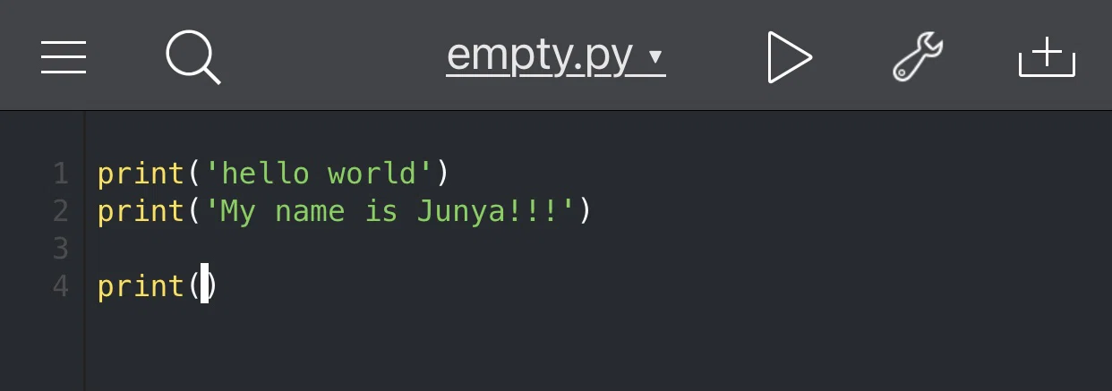[For Beginners] What You Can Do with Pythonista 3｜Junya