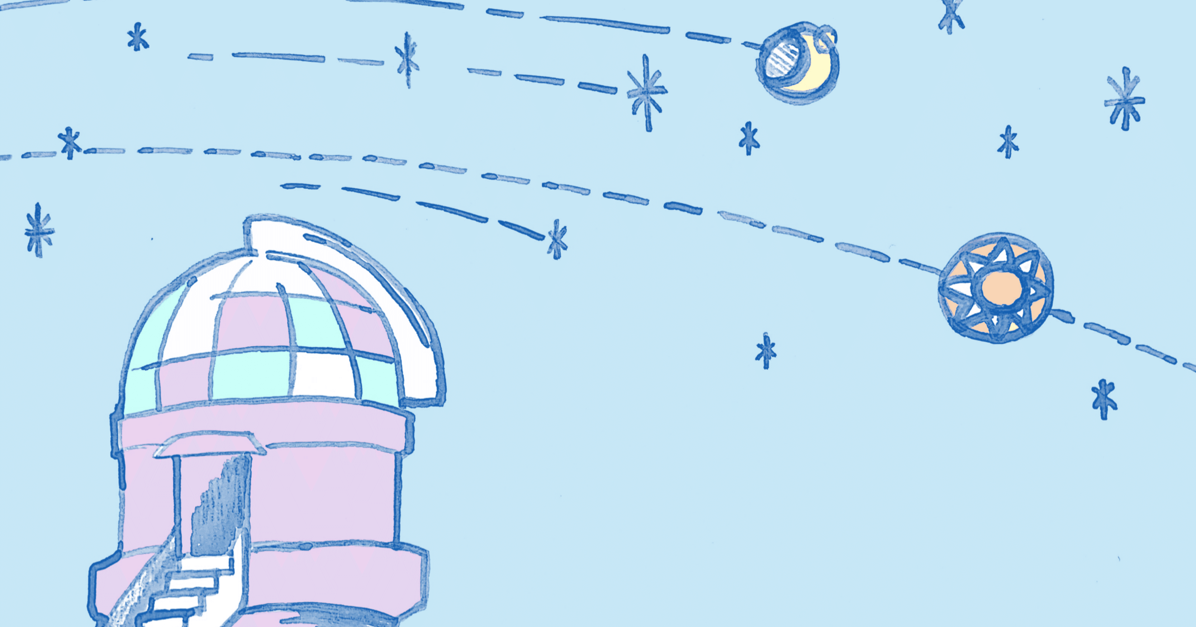 天体観測 イラスト3枚 0044 なめ潟もくじ Note