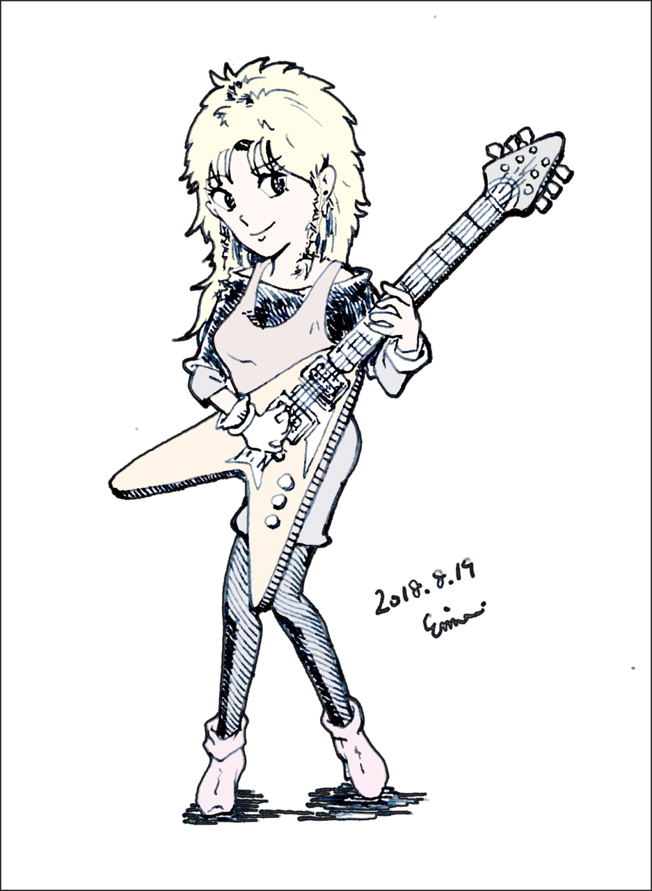 ギターを持った人の絵 Iemieru Note ギターを持った人の絵 Iemieru Note