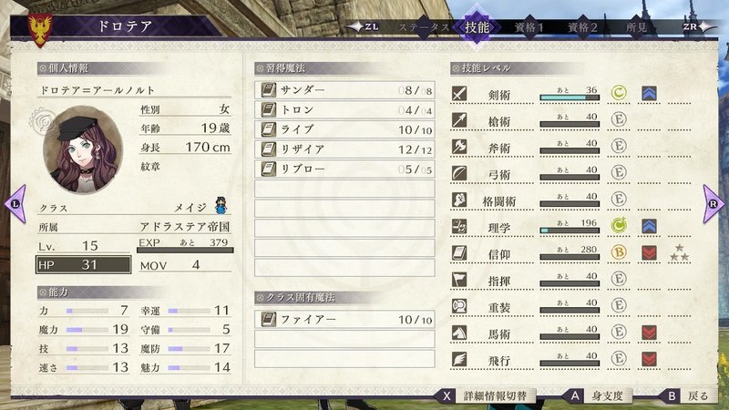 Fe風花雪月雑記 格闘クラスのやり直し えずみ Note
