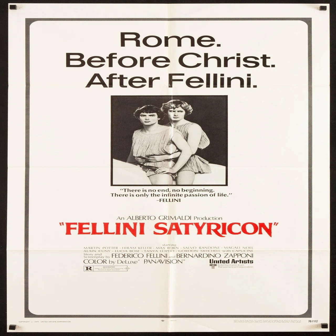 FELLINI SATYRICON / サテリコン（1970年9月12日劇場公開）｜eigadays
