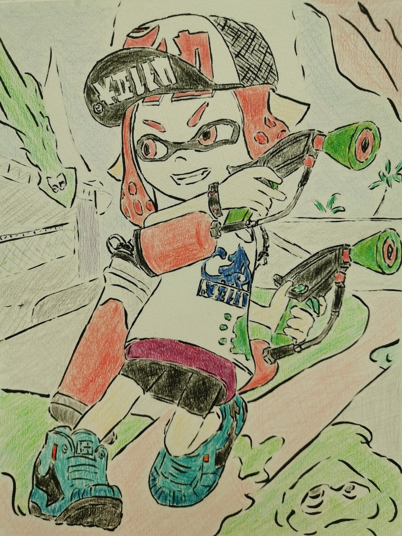 43歳のおっさんが萌え絵を書く 05枚目 スプラトゥーン さぷさん Note 43歳のおっさんが萌え絵を書く 05枚目 スプラトゥーン さぷさん Note
