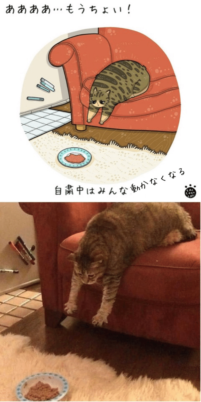 インターネット猫 2 デジタル水彩 アクリルイラスト ノリノリ Note