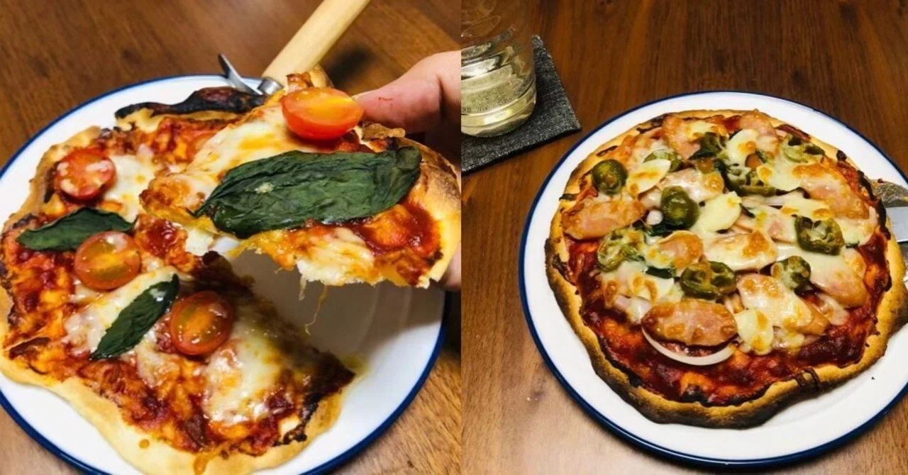 Let's bake pizza on a holiday. Challenging crispy pizza edition