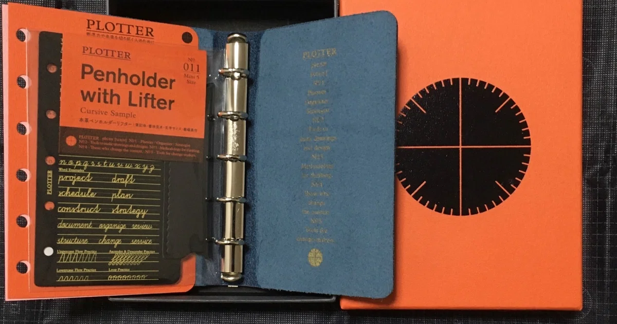plotter プロッター 忙しない ナガサワ テンペスティシステム手帳 