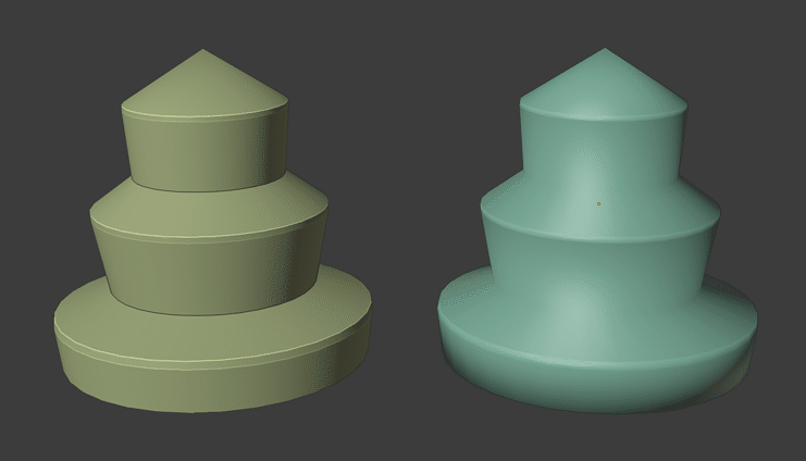 Blender シャープを表示に反映する Yugaki Note