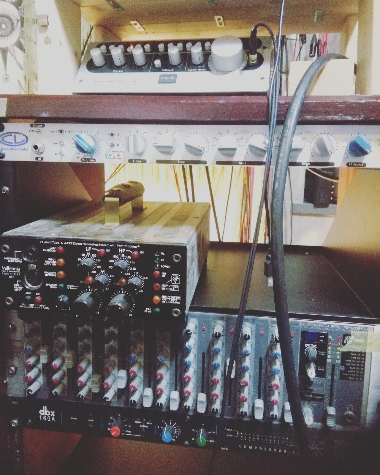 機材位置変更 Bias Note