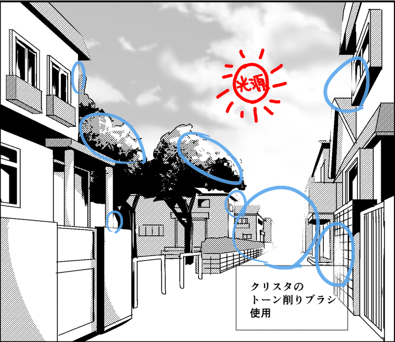 少しの工夫で背景の作画をプロっぽく見せる方法 どでんちゃん Note 少しの工夫で背景の作画をプロっぽく見せる方法 どでんちゃん Note