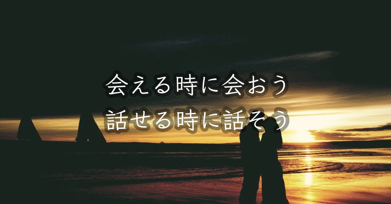 会える時に会おう、話せる時に話そう｜猫の生まれ変わり